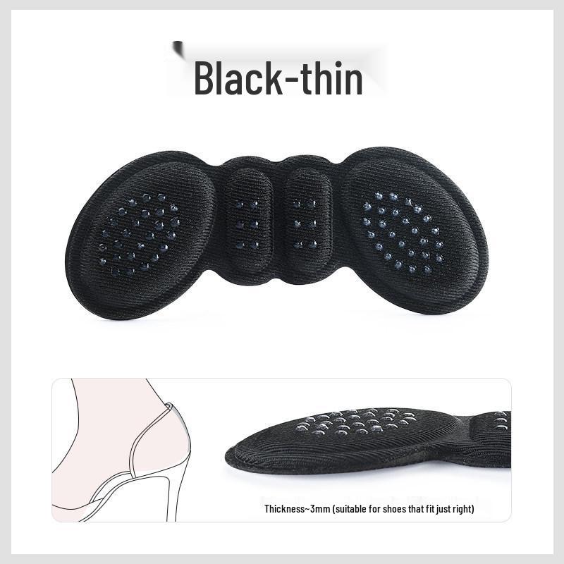 Anti-Blister Heel Sticker & Half Insole for Women - Adjusts Shoe Fit and Prevents Heel Slippage