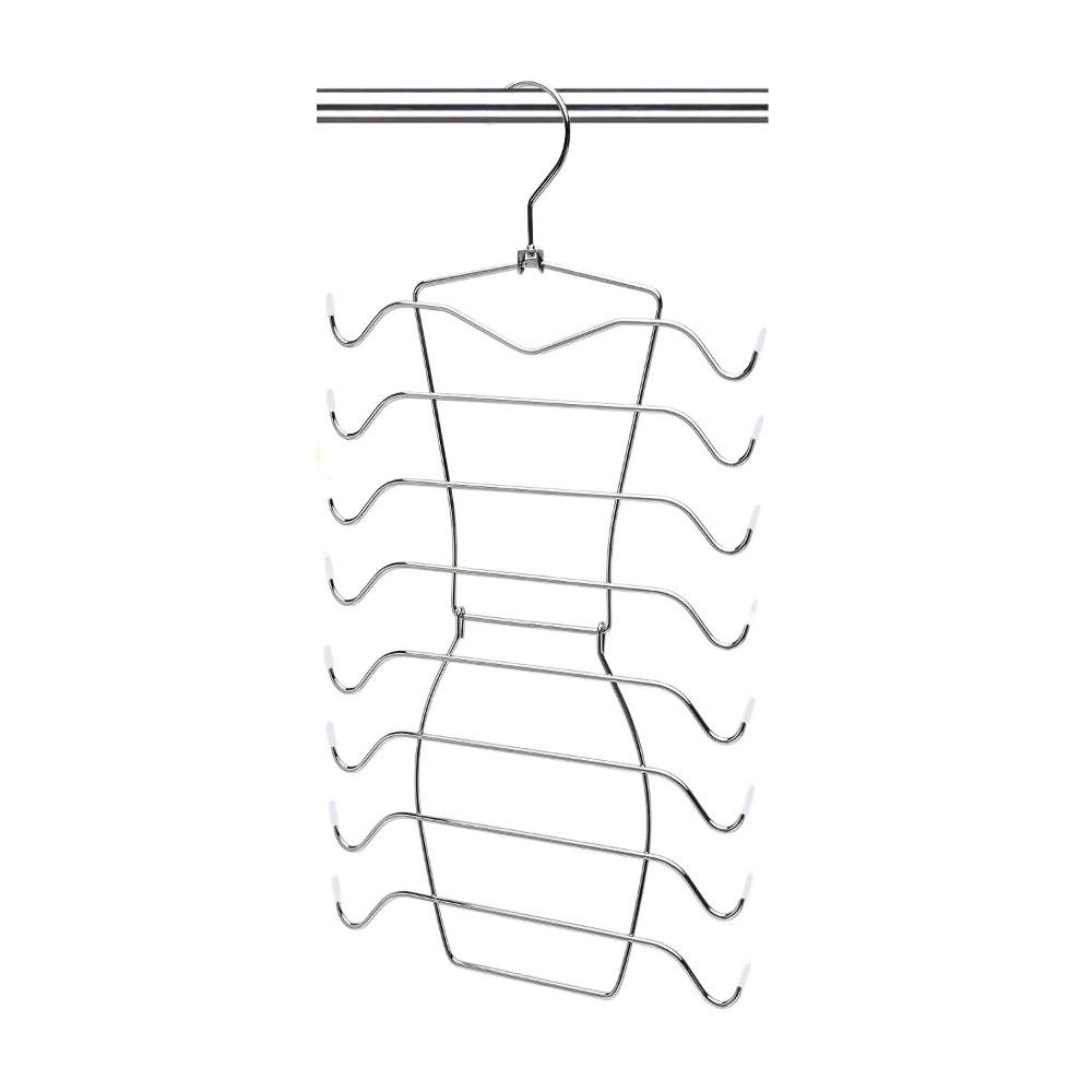 

Экономящие место вешалки-майки для бюстгальтеров, 8-ярусные органайзеры для шкафа, вешалка для нижнего белья для хранения на груди White Rubber