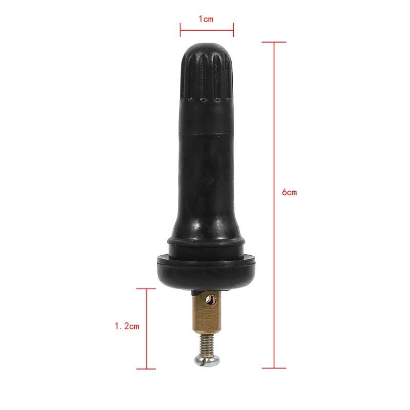 4 piezas de sistema de monitoreo de presión de neumáticos TPMS, vástagos de válvula de neumático a presión antiexplosión