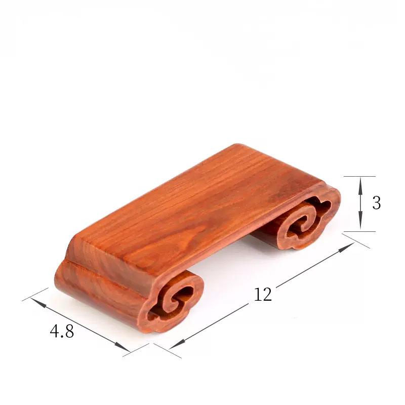 

Redwood Carved Flower Pot Base Decoration, Solid Wood, strange Stone, Buddha Statue, Vase, Wooden Base