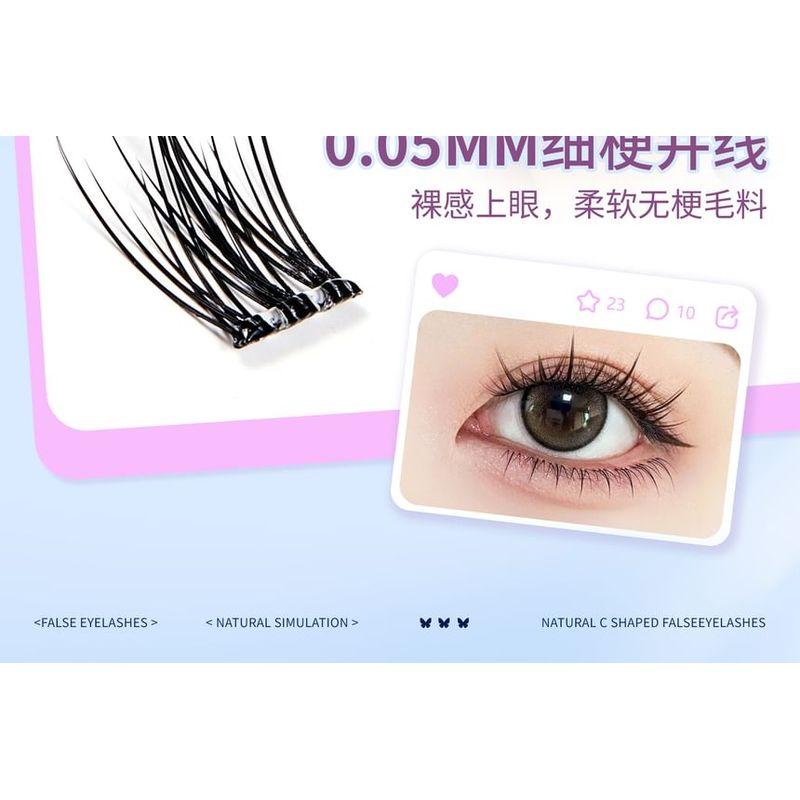 Mogugu - Glue-free Pointy Multipack False Eyelashes Cluster