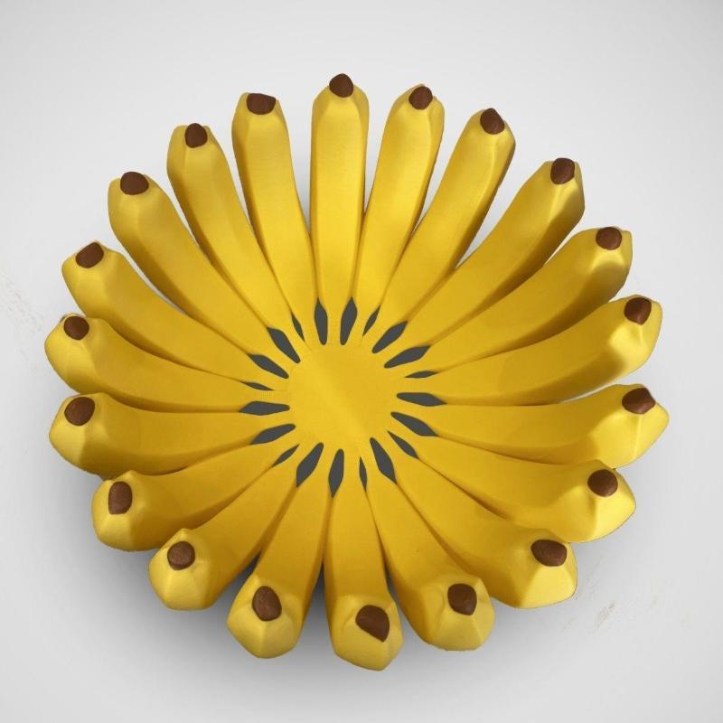 Creative Banana Shaped Storage Bowl Large Capacity Multifunctional For Fruit Snack Storage Home Decor
