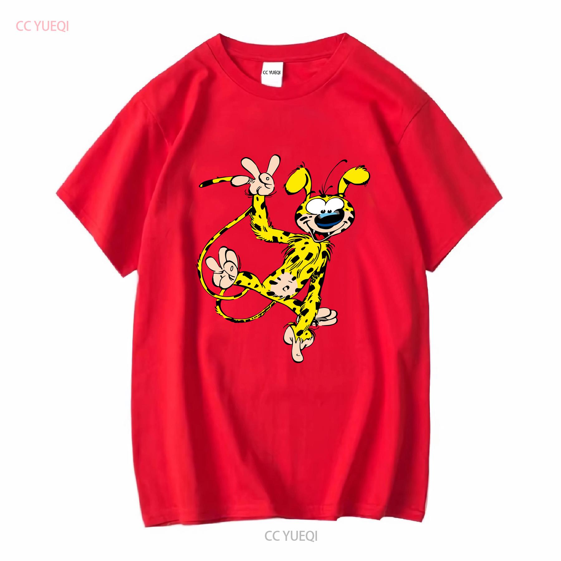 

Waving Marsupilami Classic Retro Vintage T Shirt S 5XL vintage Washed homme Stretched Casual streetwear fashion Breathable M