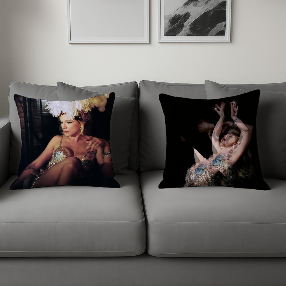 Singer S-Slayyyter CANNIBALISM cushion cover Double Sided Printed Polyester Pillowcase Pattern Decorative Zipper Cushion Cover