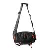 Men Large Crossbody Fanny Pack Belt Bag with Zipper Pockets Adjustable Strap Waist Pack for Outdoors Travel Casual Black