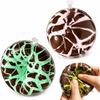 Wax Cracking Squishy, Crunchy Chocolate Squishy Ball, Soft Sensory Squeeze Toy for Stress Relief