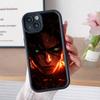 AOT Eren Yeager Verdickte TPU Handyhülle für iPhone 17 16 15 14 13 12 11 Air Pro Max Plus Bunte Hülle