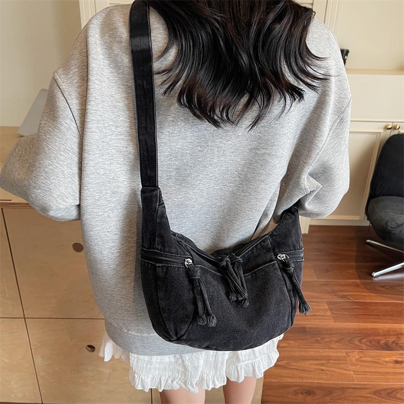 Denim Shoulder Bag Women's Tote Crossbody Bag