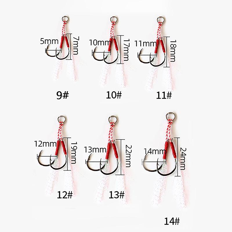 1Pcs Fishing Hook Single Hook Assist Hook And Hook Double Hook Assist Hook Fishing Gear