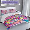 3pcs Distroller Alushhhe Green pattern bedding set duvet cover set includes duvet cover &pillowcases, perfect all season bedroom decoration & gift