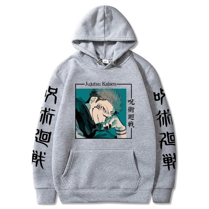Anime Hoodie Hip Hop Men Women Loose Long Sleeve Autumn Pullover Print Hooded Sweatshirt