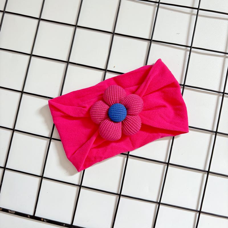 Cute Floral Baby Hair Band - Summer Protection Elastic Headband for Boys & Girls