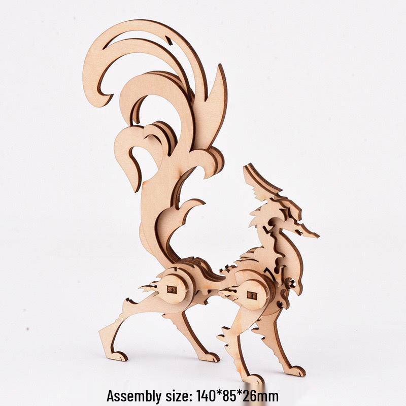 

3D Деревянный Пазл-Игрушка Насекомое: Детская образовательная и творческая сборная модель