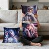Sylus Love and Deepspace Where Silverwings Rest Soft Pillowcase for Sofa Home Living Room Bedside Decor Pillow Cover Gift Hogar