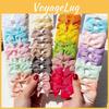Cute Hair 10pcs Clip Bow Colorful Ribbon Solid Color Headwear Hair Accessory For Girls