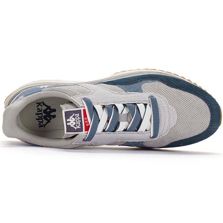 Kappa Back-To-Back Casual Comfortable Non-Slip Wear-Resistant Low-Top Running Shoes Unisex sneakers Gray Blue K0DY5MM04D-138
