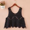 Z2005 Spring and Autumn Series Temperament Lace Embroidery, Vest Wear Foreign Style Loose and Thin Stacked Cotton Thread Vest