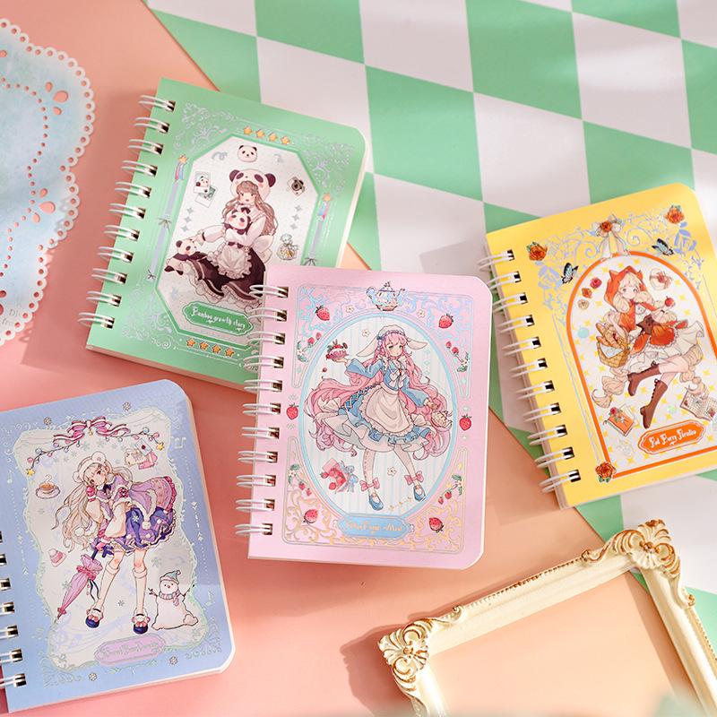 Mu Ran A7 Cartoon Mini Pocket Notebook - Cute Portable Student Diary Gift