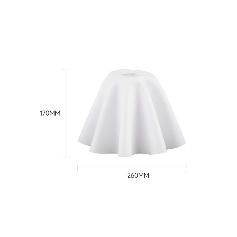 

Acrylic Wave Pendant Lamp Cover Flower Lampshade Hanging Lamp Accessories Diy Wall Night Chandelier Replace Lampshade Parts 170*260mm