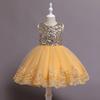 Children's Clothing Girls Sequined Princess Dress Gifts Sparkling Kids Birthday Dress Elegant Soft Party Dress Ball Gown for Girls