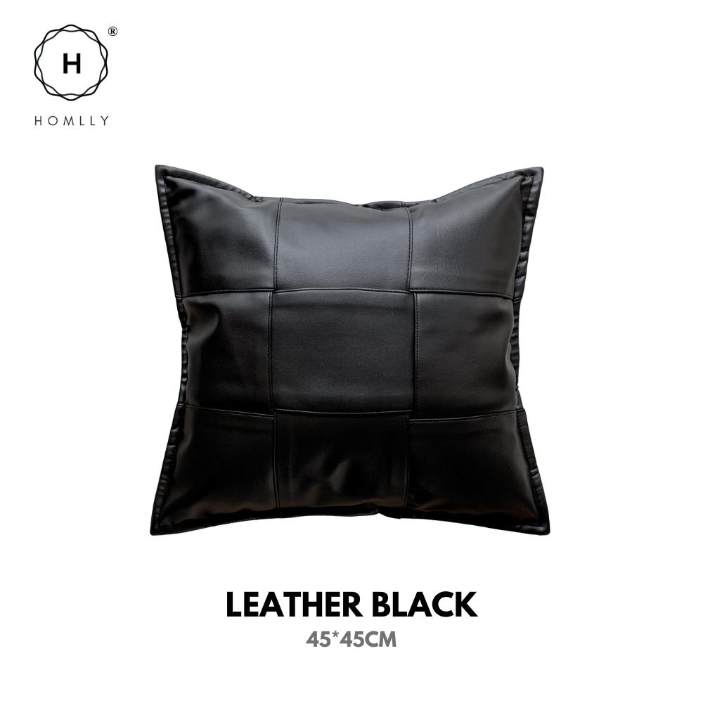 Homlly Noir Monochrome Decorative Pillow Cushion Cover (x2pcs)