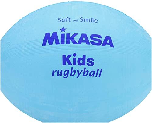 MIKASA Smile Rugby Ball (for elementary school students), made with specially formulated rubber, weighs approximately 185g, Sax KF-S, Sax Blue