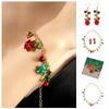 Bracelet Xmas Clavicle Chain Earrings Christmas Bell Jewelry Set Sweet   Girl