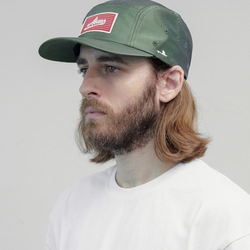 

AKAW Overfit Metallic Camp Cap (Spring Green) Spring Green