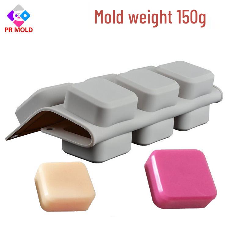 Nine-Hole Square Silicone Mold for Cake, Soap, or Resin Crafting