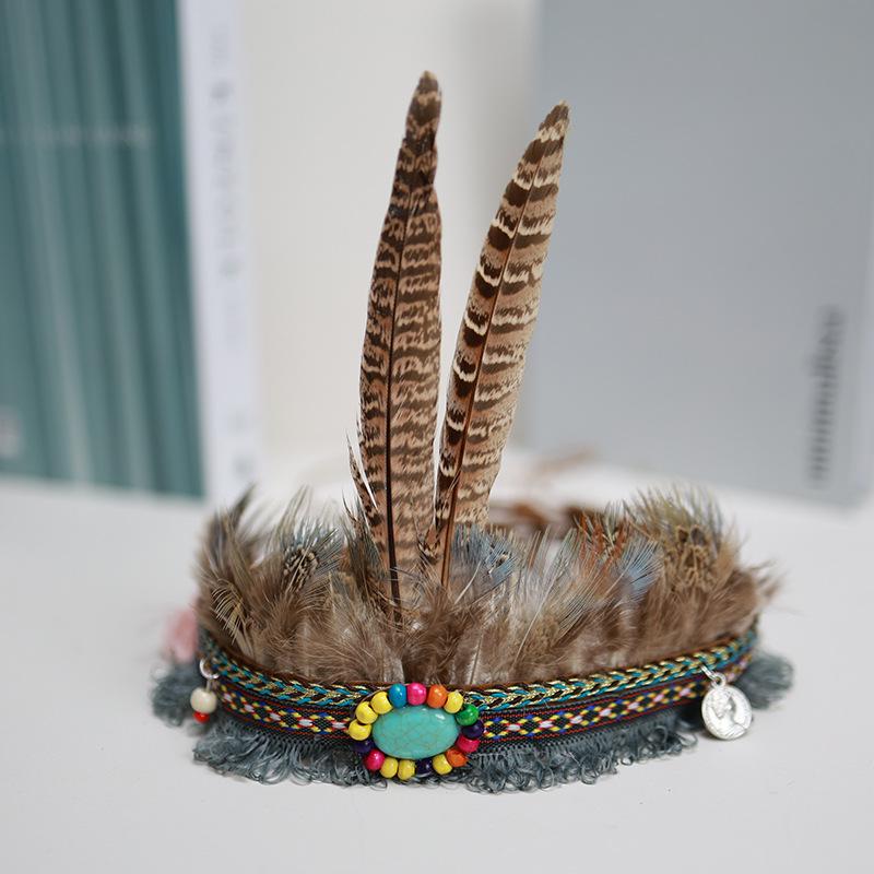Native American Feather Headdresses: Versatile Styles for Children & Adults, Perfect for Festivals, Performances, and Costumes.