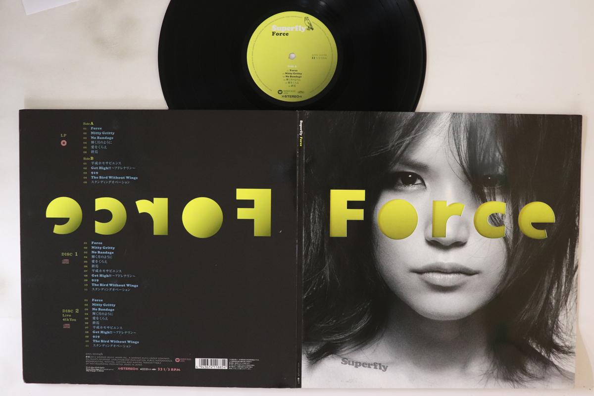 

LP Record SUPERFLY - Force WPZL303968 WARNER 2012 Japan Japanese Pop/Rock Used