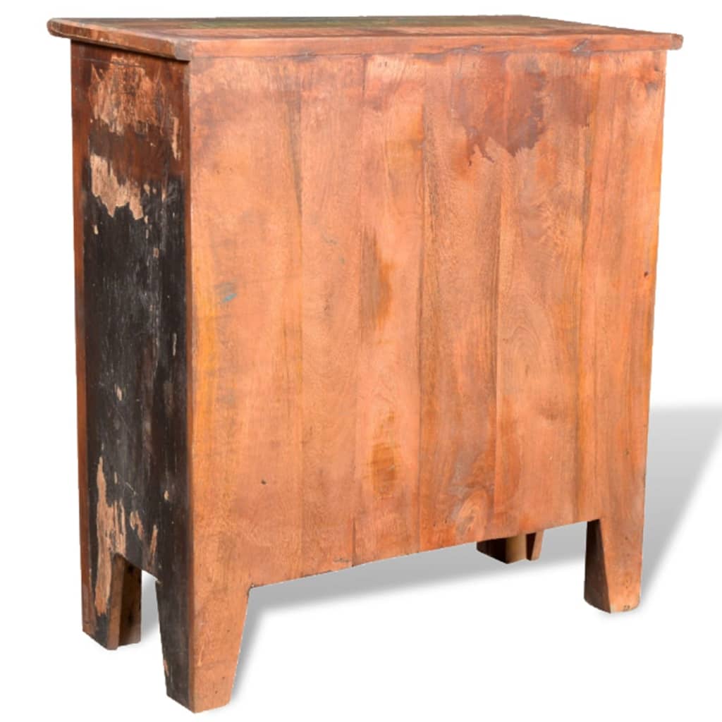 4 Drawer Chest of Drawers Made of Reclaimed Wood