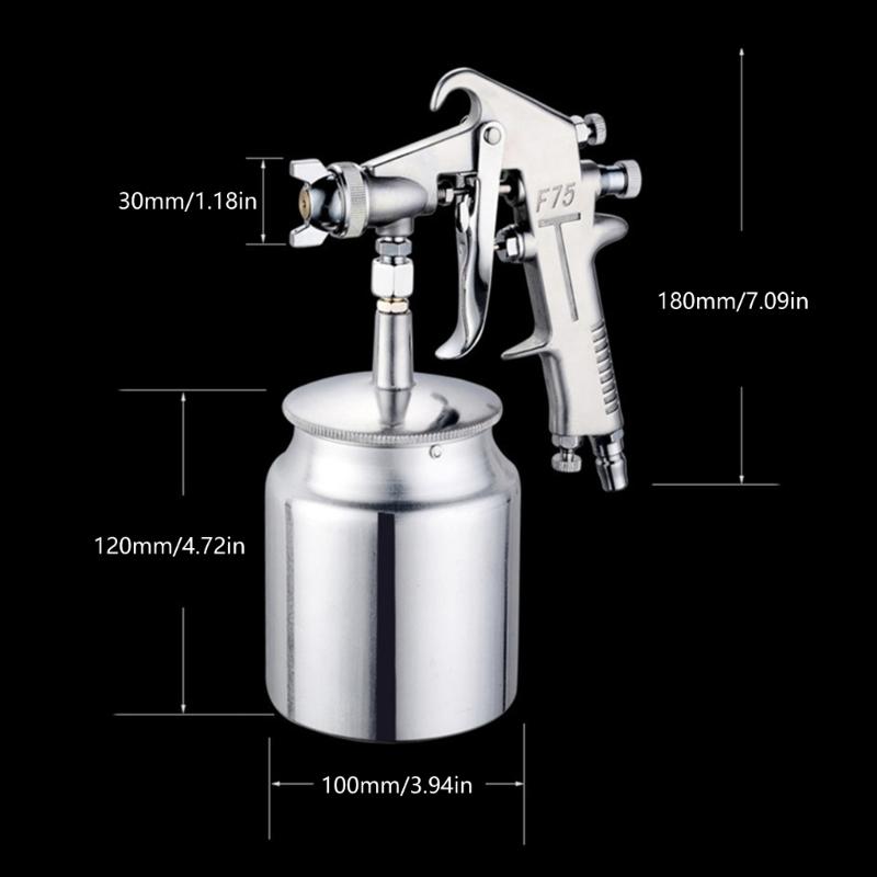 Adjustble Flow Paint Sprayer Professional Spray Tool Rustproof Paint Pneumatic Sprayer Comfortable Grip Auto Paint Tool