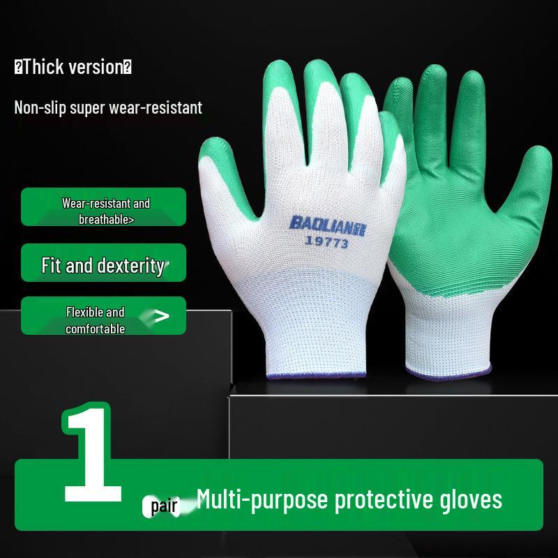 

Baolian Wear-Resistant Nitrile Anti-Slip Work Gloves for Construction and Car Repair