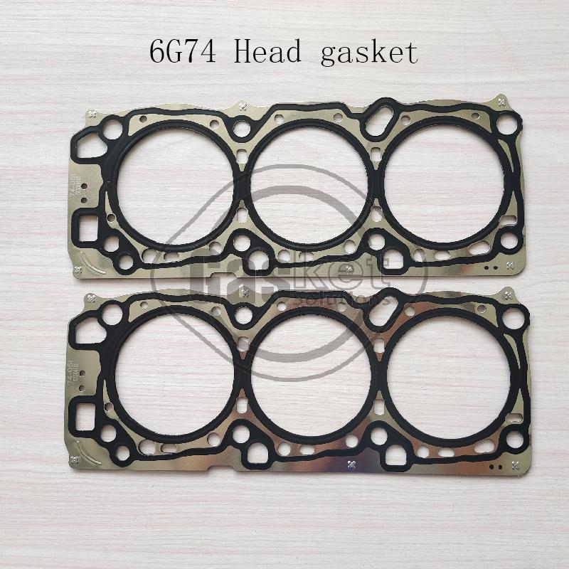 6G74 4DQ7 6M60 6M61 10M21 8DC11 K3E K3D K3F K3G 4DQ3 4DQ5 4DR7 Head gaske For Mitsubishi Engine Cylinder parts 6G74
