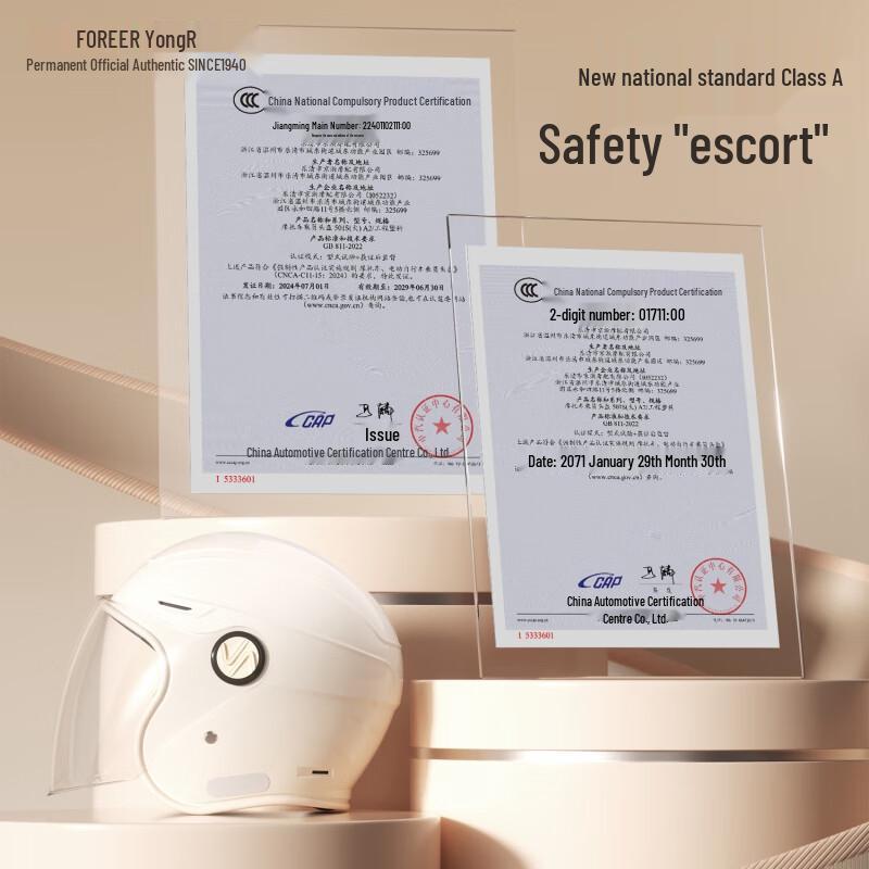Yongjiu 3C Certified Electric Vehicle & Motorcycle Helmet