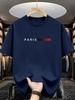 2026 Paris Print T Shirts Unisexs Sportswear Unisexs Jogging Tshirts Quick Dry Sport Casual Tshirt