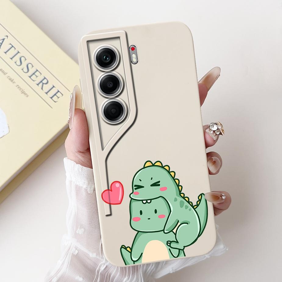 For Tecno Camon 40 CM5 Case Camon40 Pro 4G CM6 Cute Cat Astronaut Cartoon Cover Soft Silicone Case For Tecno Camon 40 Pro Fundas