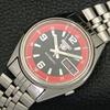USED GENUINE VINTAGE SEIKO 5 AUTOMATIC JAPAN MENS BLACK DIAL WATCH a433325-2 R115-a433325