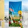 Biene Maja Customized Name Beach Towel Super Soft & Absorbent Suitable for Swimming Gym Camping Yoga Vacation