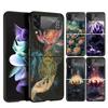 Buddhist Fire Lotus Phone Case For Samsung Galaxy Z Flip 7 6 5 4 3 5G Cover ZFlip7 ZFlip6 ZFlip4 ZFlip5 ZFlip3 Coque Fundas Gala