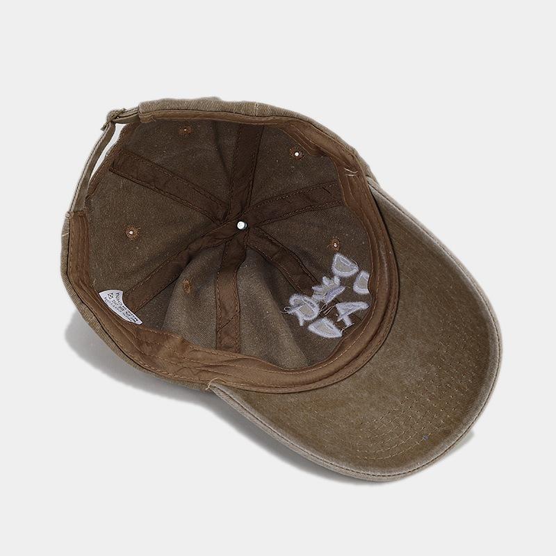 New DOG DAD Embroidered Baseball Cap Men's Pure Cotton Washed Cap Outdoor Casual Sun Hat