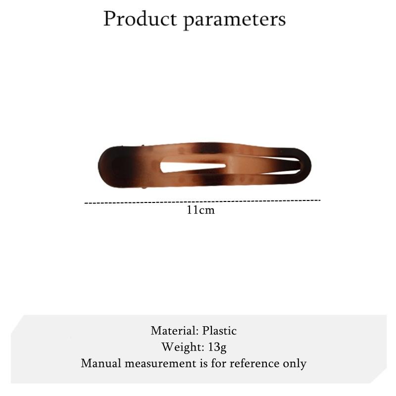 Women Hairpin Fashion Frosted Jelly Color Hair Clip Ins Temperament Hairpin Matte Translucent Ponytail Hair Accessories