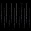 12 Pcs Multi-color Acrylic Icicle Ornament Set for Christmas Tree Decorations