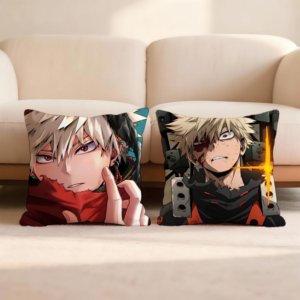 My H-Hero A-AcademiaS Cushion Cover Home & Car Multi-Scene Pillow Cover - Reversible, Soft & Durable for Daily Use