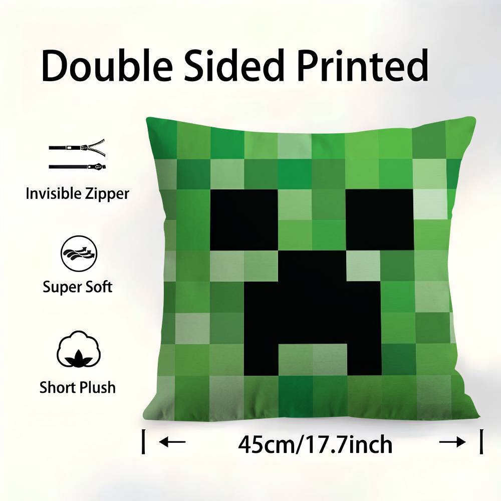 

Pillow Cover For Bedroom Room And Living Room Sofa Decorative Cushion Cover Pixel Mccraft 30X30cm