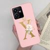 Flower Letters Case For Vivo Y22 2022 Y22S Matte Silicon Soft TPU Back Phone Cover For VivoY22 Y 22 22S Case Funda Bumper Shell