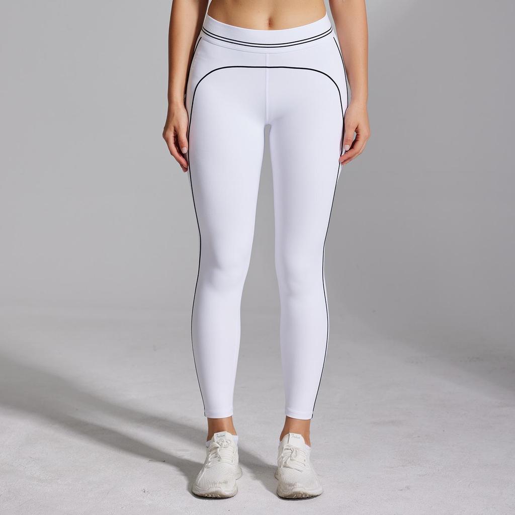 Women's Color-Block Sports Yoga Set: High-Intensity Sports Bra & High-Waisted, Hip-Lifting Yoga Pants