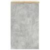 Graue Beton-Aufbewahrungsschrank für die Garage 30x51x85 cm