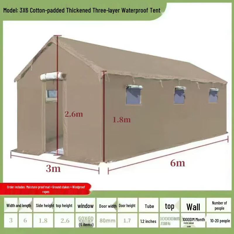 Heavy-Duty Outdoor Engineering Construction Tent